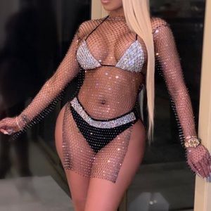 diamond bathing suit